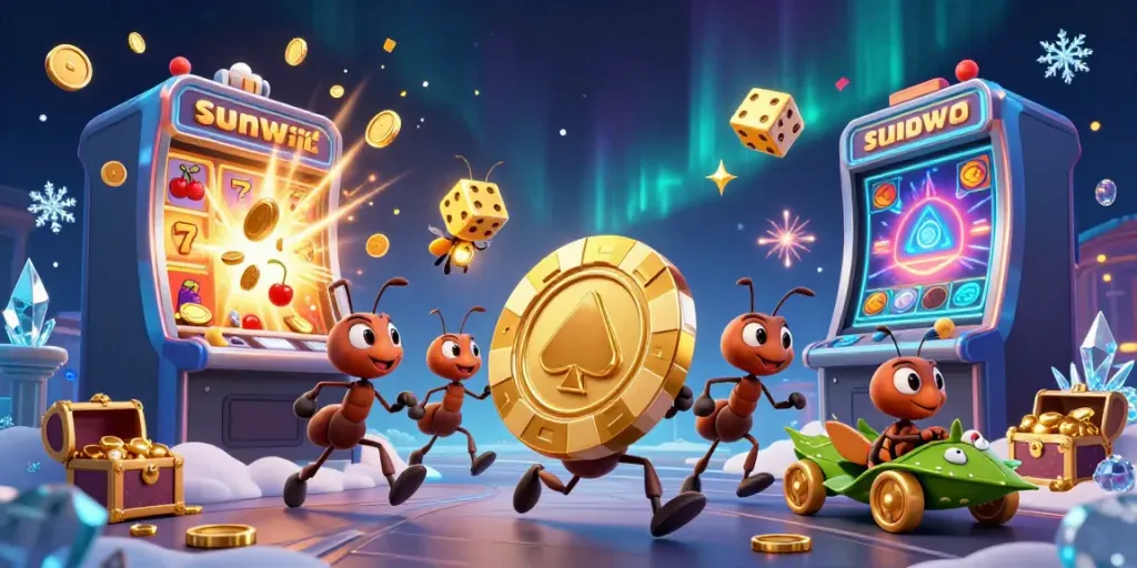 Experience thrilling wins with sunwin's vibrant casino games in a dynamic scene.